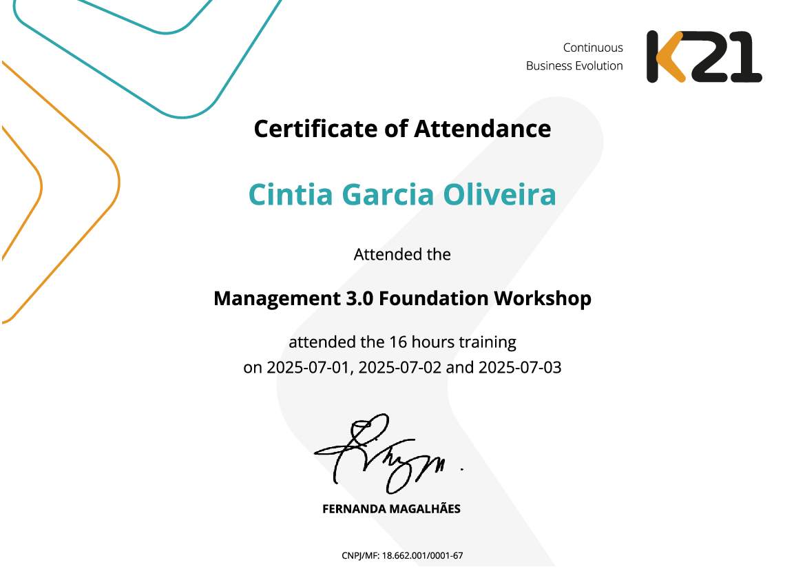 Certificado K21